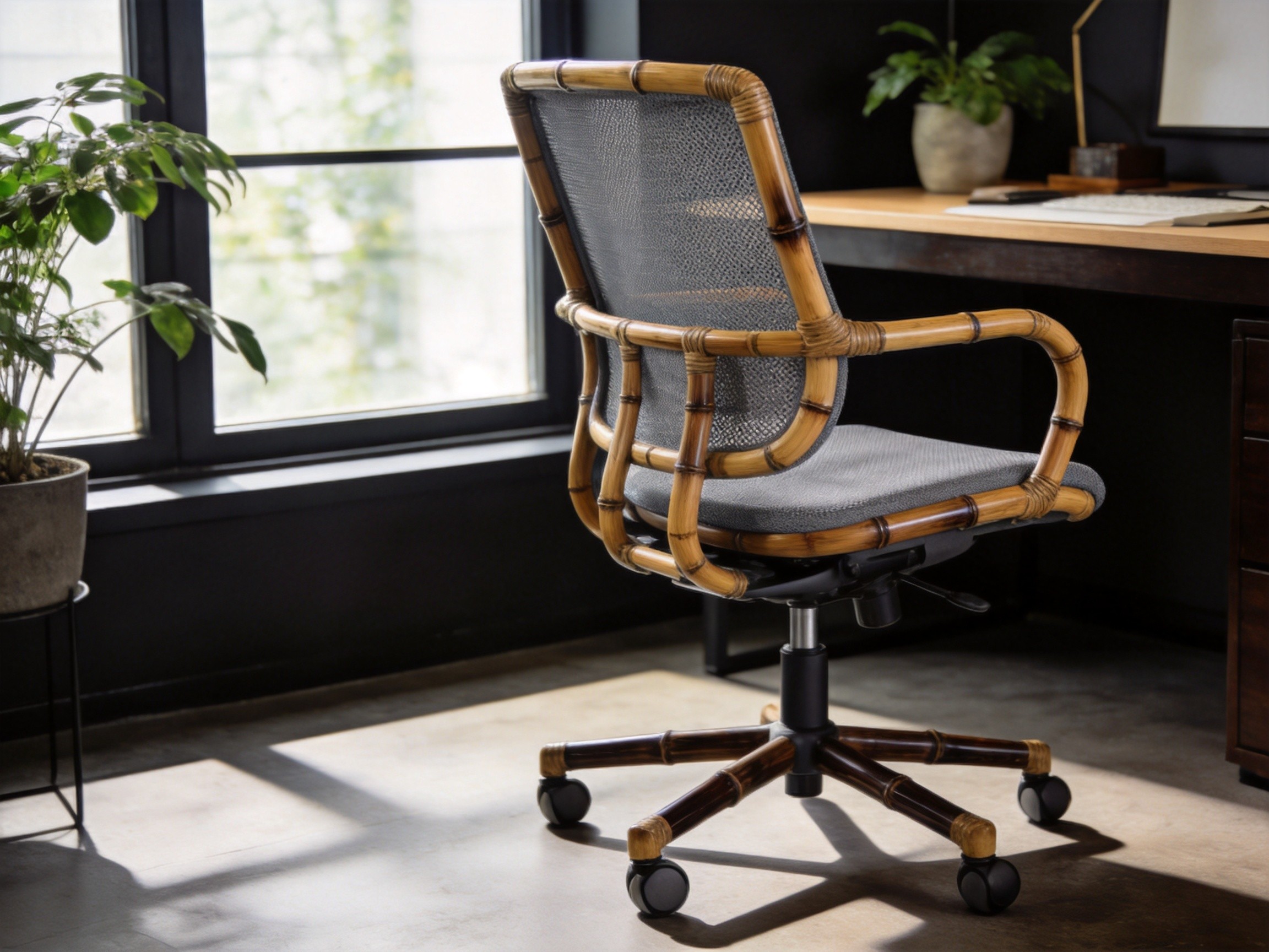 Bamboo Ergonomic Office Chair